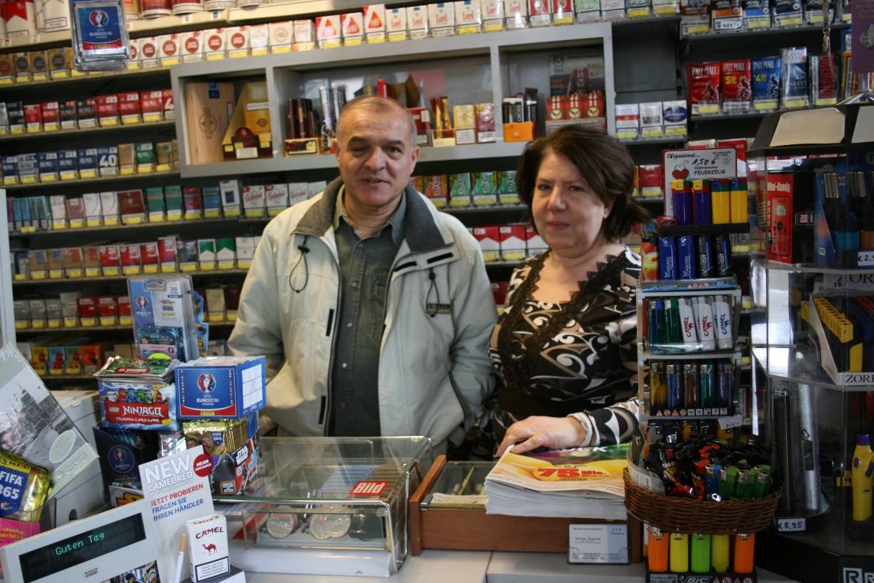  Concetta Weckwerth und Matteo Ciuffreda in ihrem Geschäft. 
