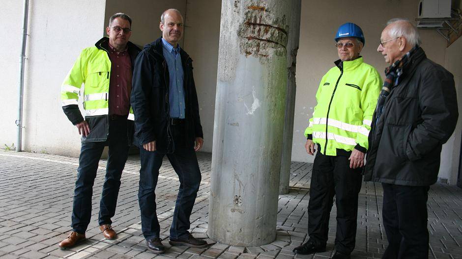 Sanierungsarbeiten an der Talstraße