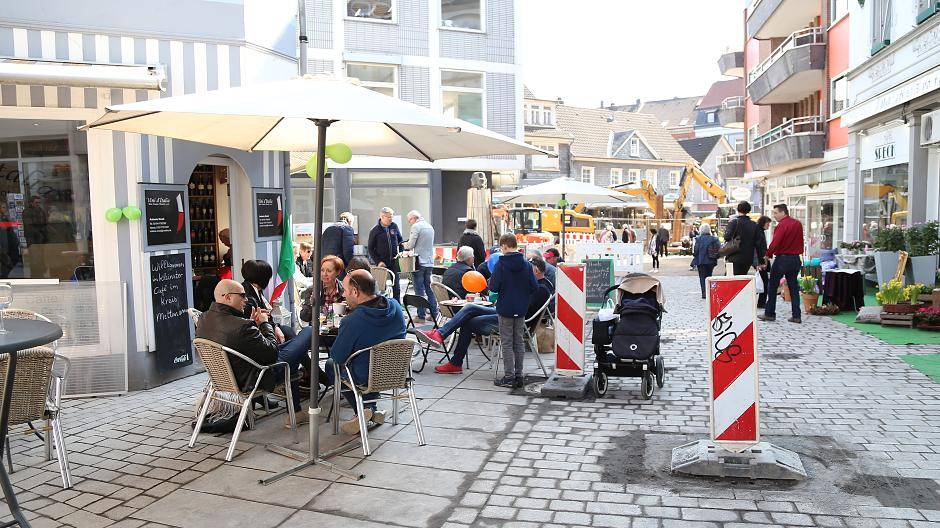 Pflasterfest in der Innenstadt