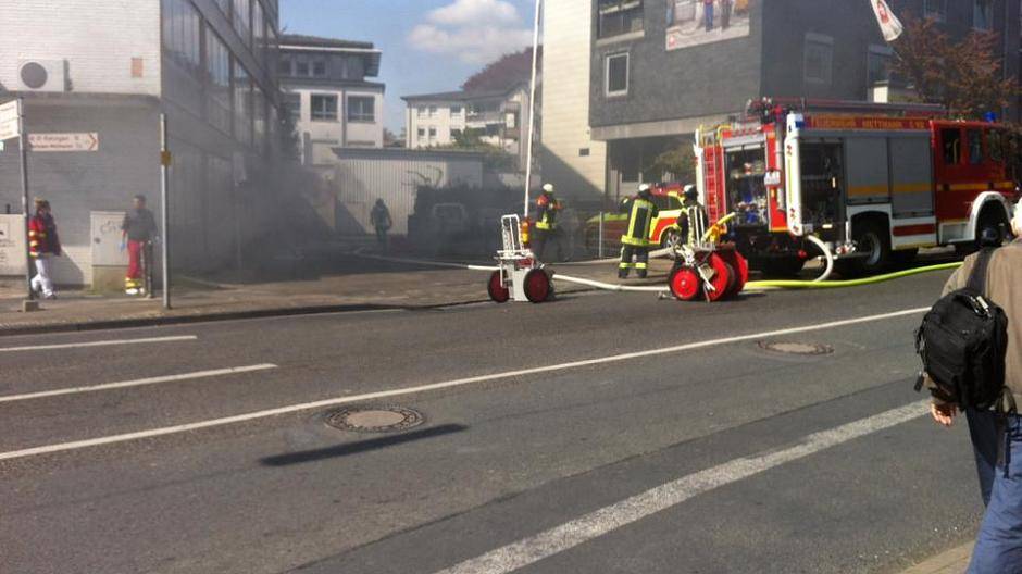 Brand am Jubi