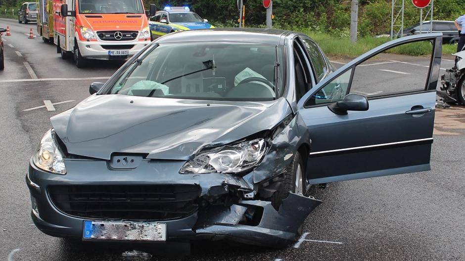 Unfall mit vier Verletzten