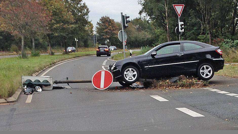 Spektakulärer Unfall