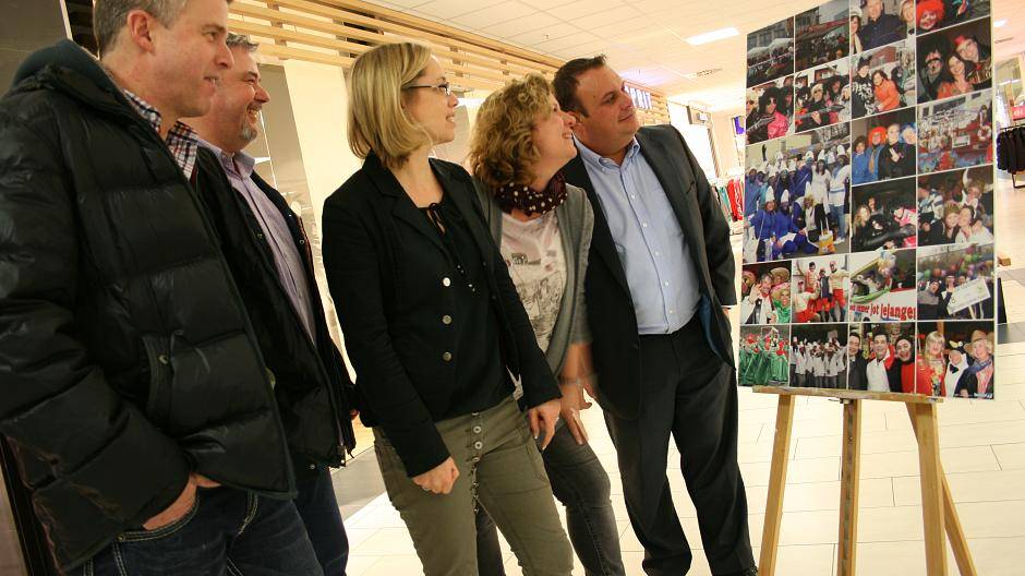 Karnevalsbilder in der Königshof-Galerie