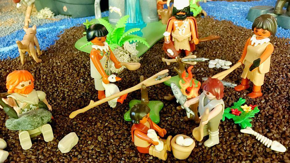 Playmobil im Neanderthal Museum