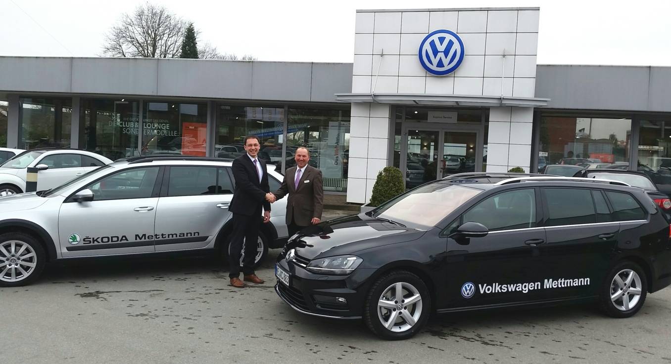  Starke Partner: Serviceleiter Martin Kehr und Verkaufsleiter Robert Merchel von Gottfried Schultz. 