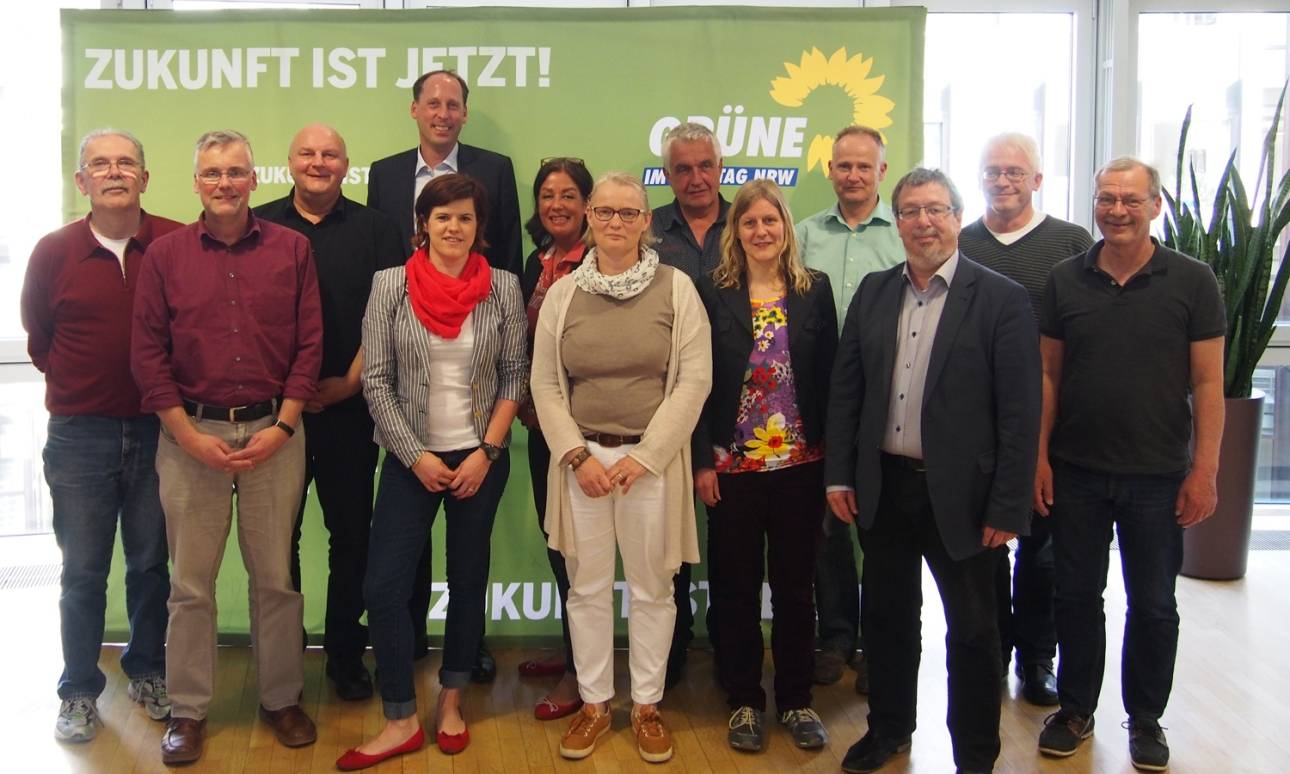 Grüne Fraktion im Land und Kreis Mettmann gemeinsam gegen Fracking