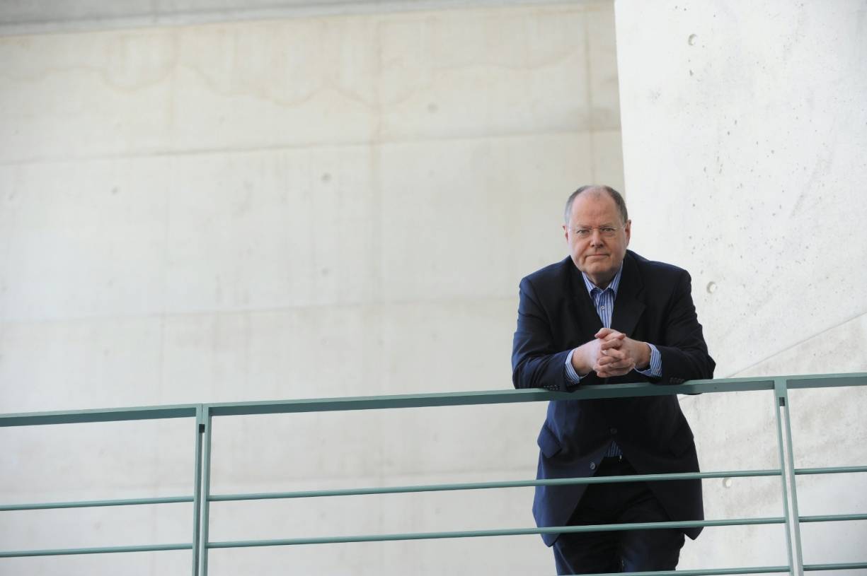  Peer Steinbrück liest am Montag aus seinem neuen Buch. 