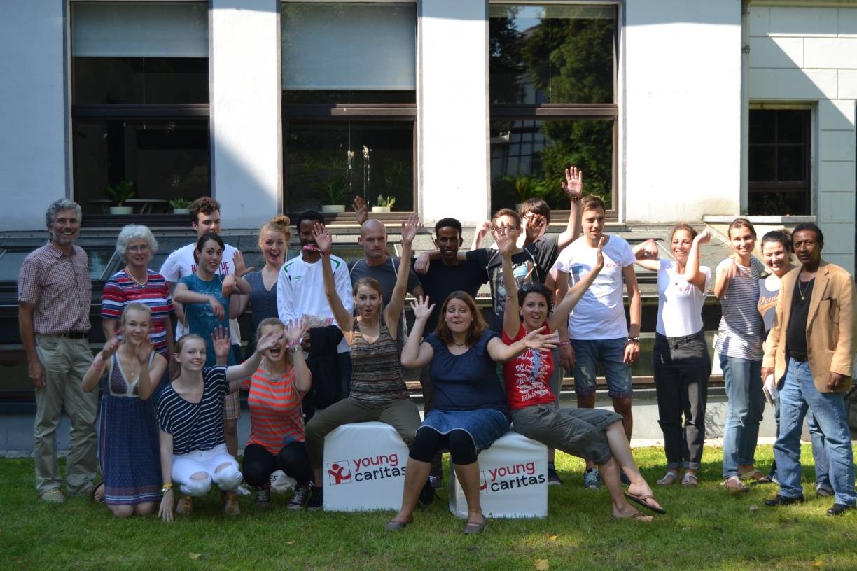  Die Gruppe des Initiative "Refugees Welcome Lab" war zu Gast in Mettmann. 