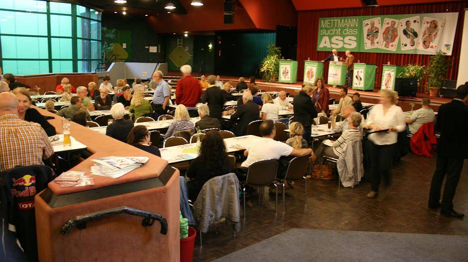 Podiumsdiskussion in der Stadthalle