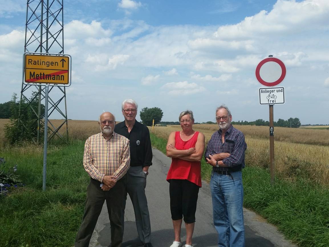  Die Mitglieder des Bürgervereins Metzkausen konnten im SChilderwald ihren Augen kaum trauen. 