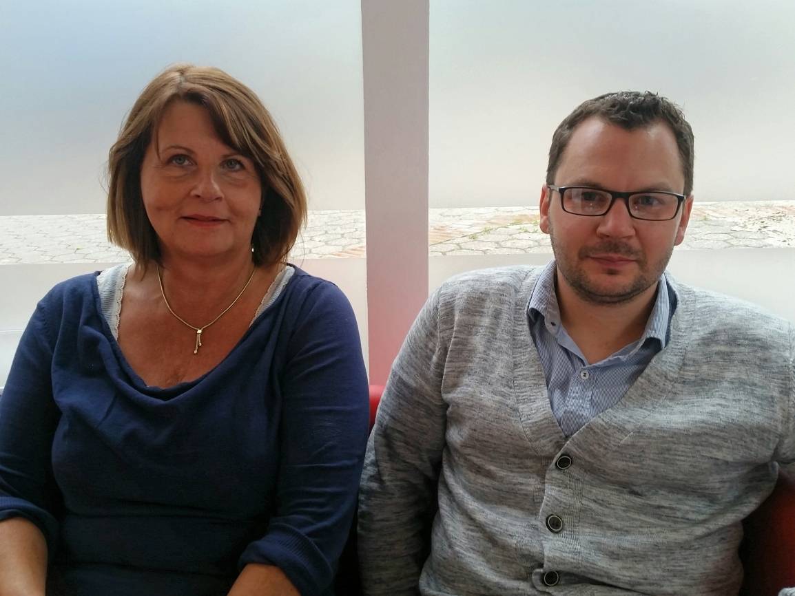  Andrea Rottmann und Florian Peters von der SPD. 