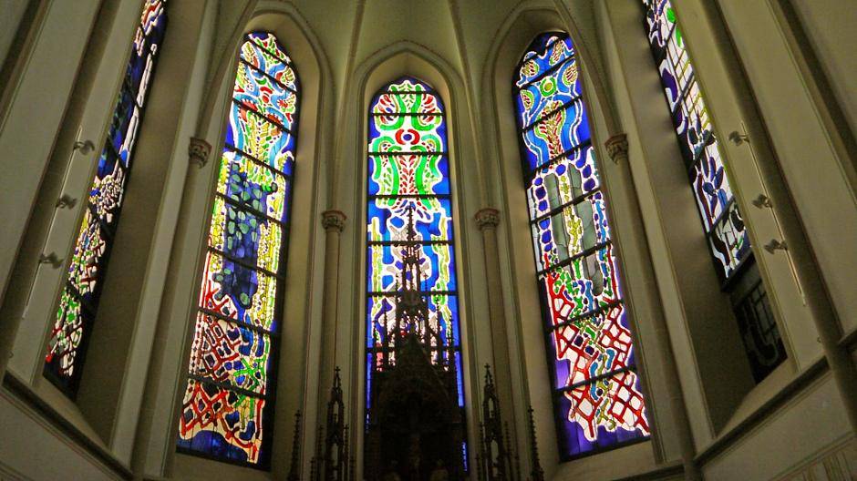 Die Kirchenfenster von St. Suitbertus in Heiligenhaus (Stephan...