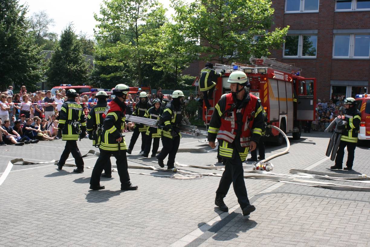  Die Freiwillige Feuewehr wird den Besuchern wieder einige Übungen und Vorführungen bieten. 