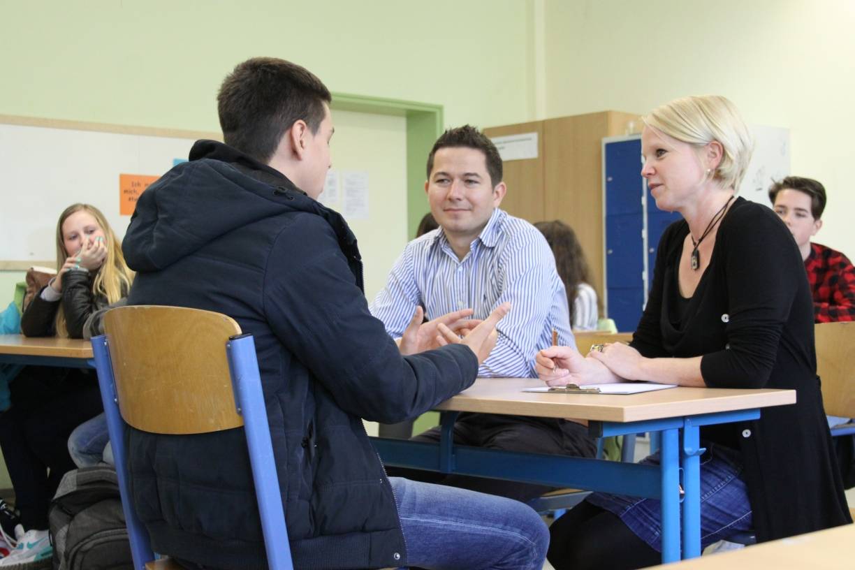 Bewerbertag der Wirtschaftsjunioren an der Gesamtschule