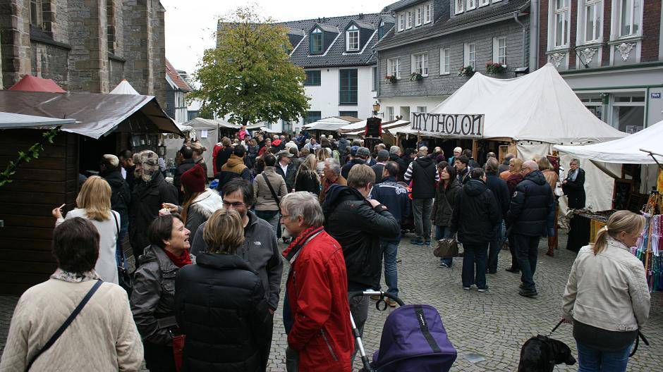 Mittelalterspektakel auf dem Marktplatz