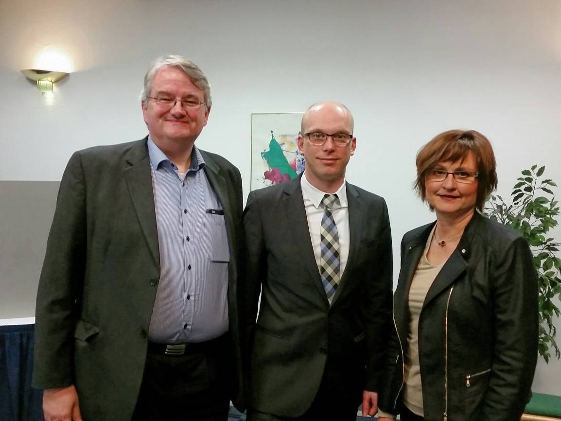  Der neue Vorstand des CDU Stadtverbandes: Dr. Richard Bley, Fabian Kippenberg und Gabriele Hruschka. 