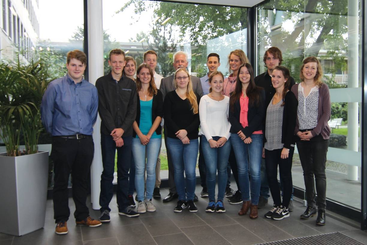  16 Nachwuchskräfte haben jetzt bei der Kreisverwaltung ihre Ausbildung begonnen. 