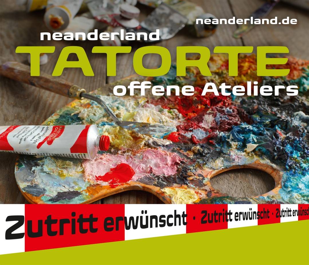Anmeldung für Künstler jetzt möglich: Tatorte — offene Ateliers im neanderland
