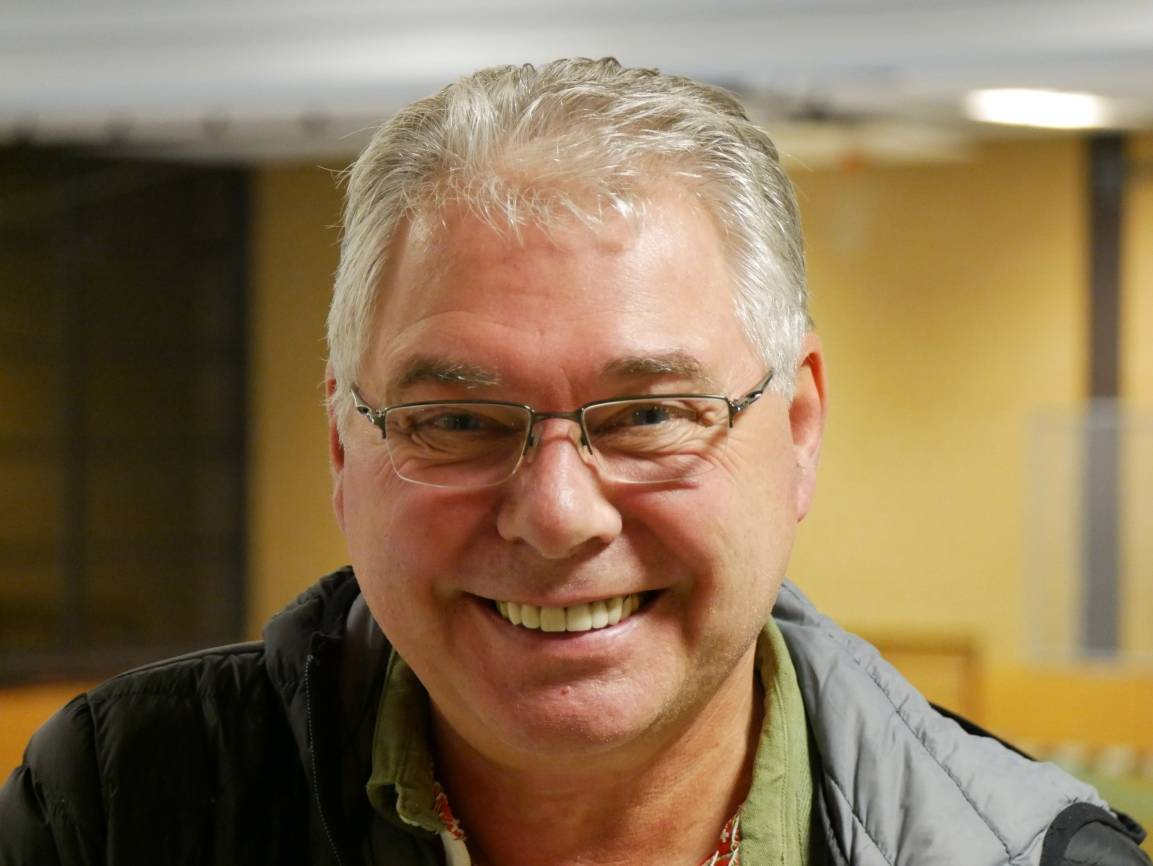  Tennis-Abteilungsleiter Peter Becher. 