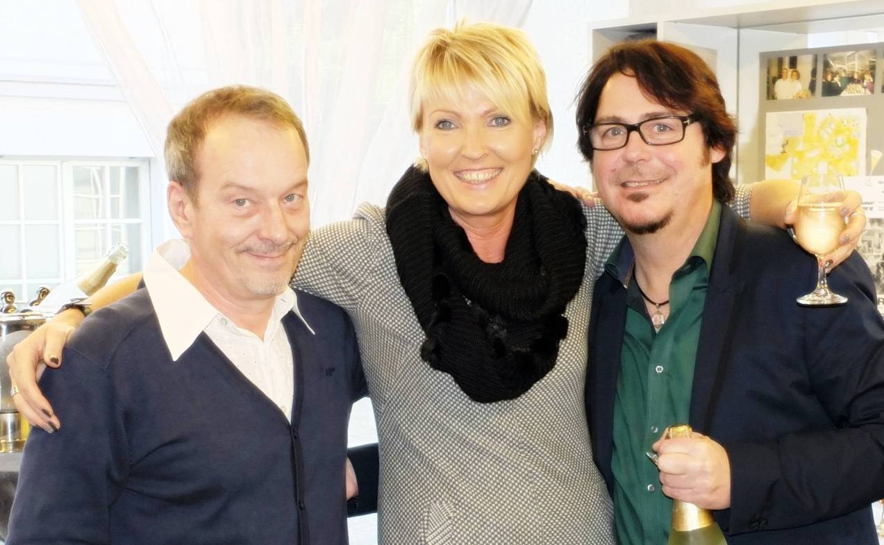  Hans-Peter Dillenberg und sein Team. 