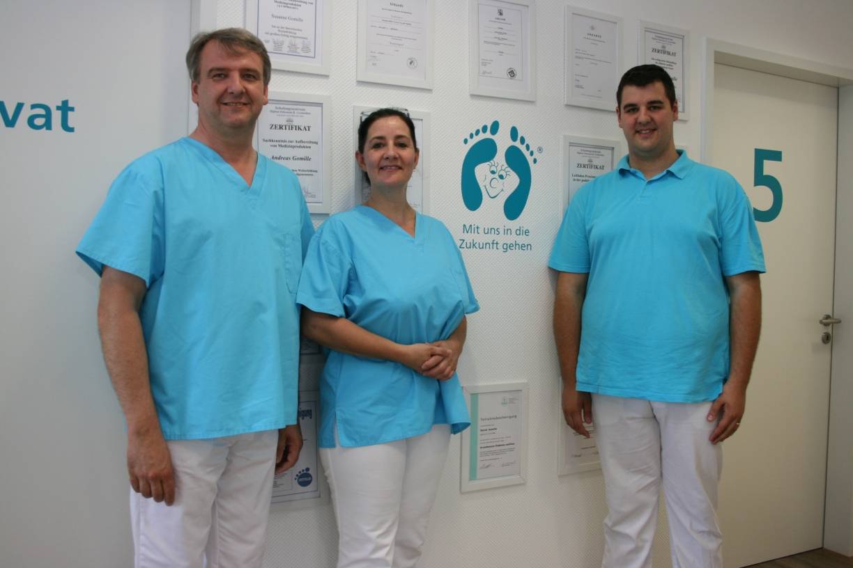  Andreas, Susanne und David Gomille. 