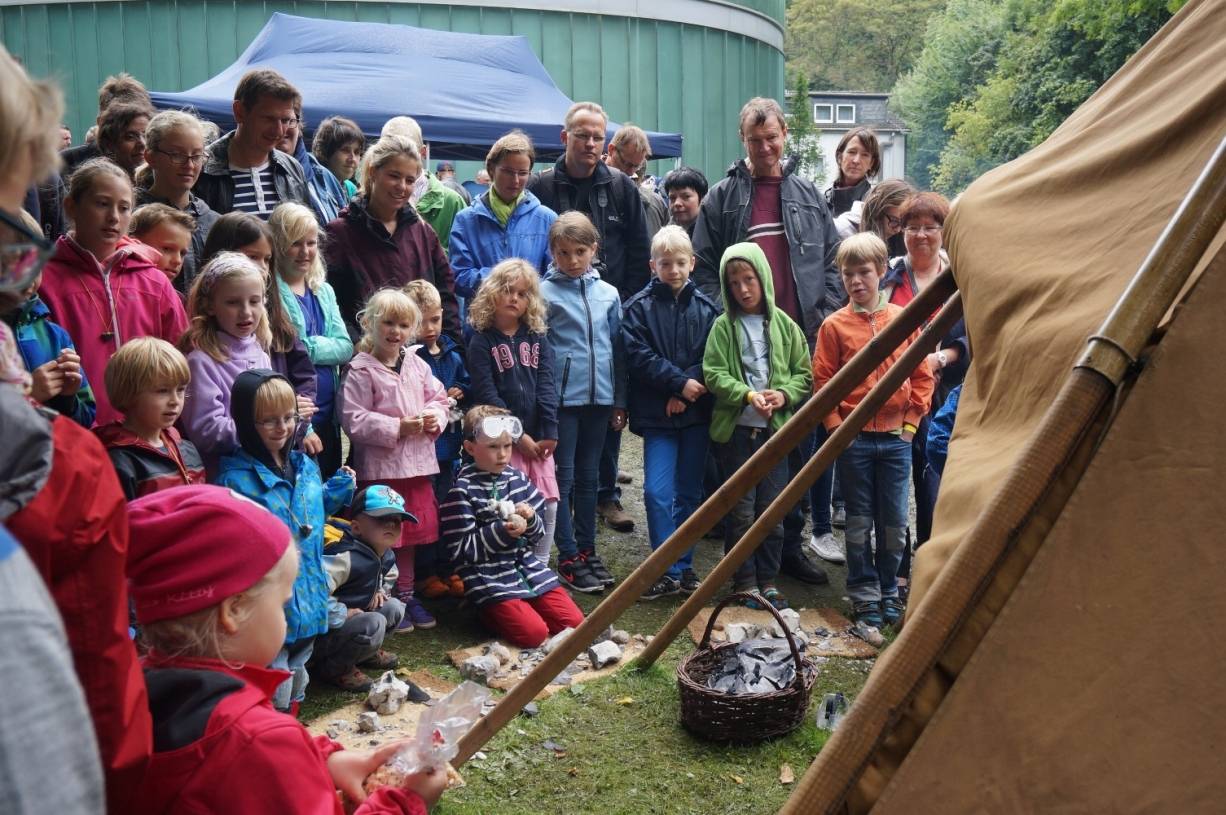  Beim Sommerfest im Neanderthal Museum gab es für Groß und Klein viel zu entdecken. 