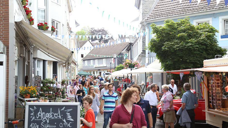 Die Innenstadt während des...