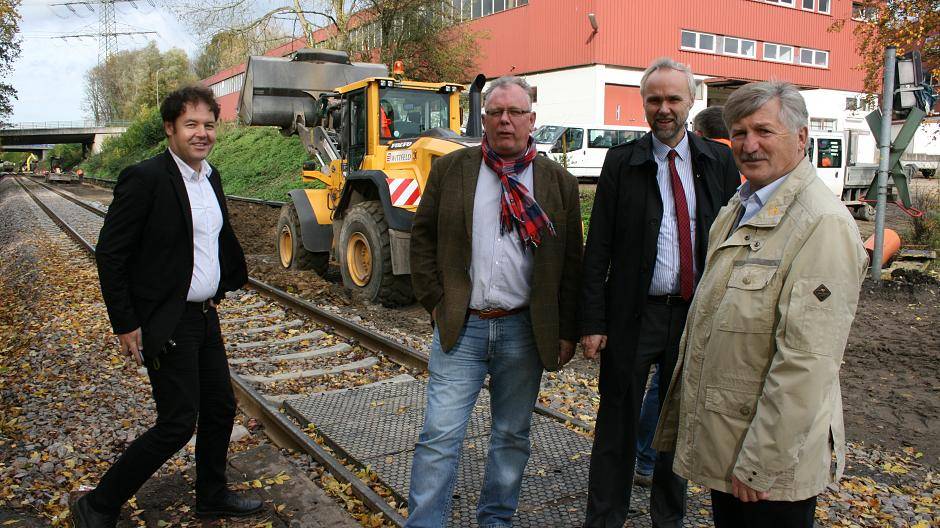 Der neue Geschäftsführer der Regiobahn, Stefan Kunig, und Projektleiter Joachim Korn...