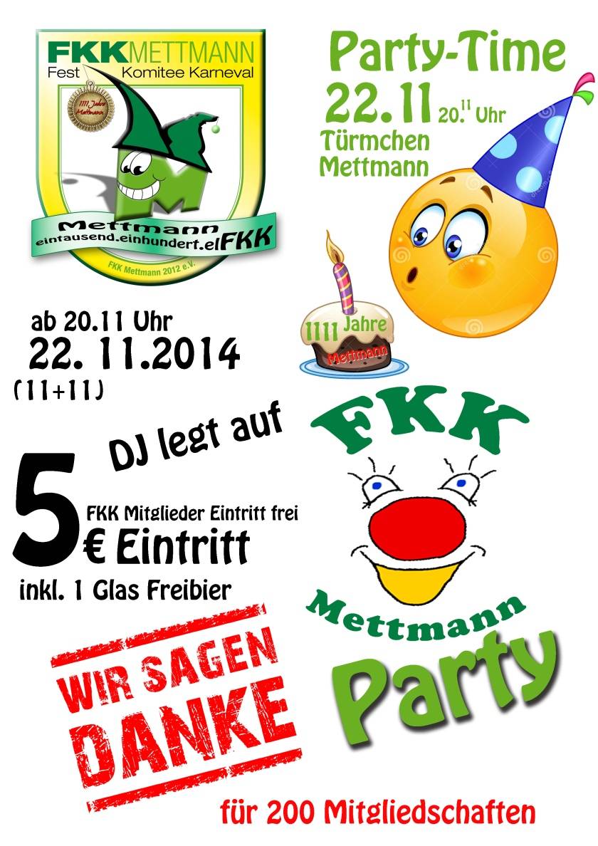 Party des FKK Mettmann