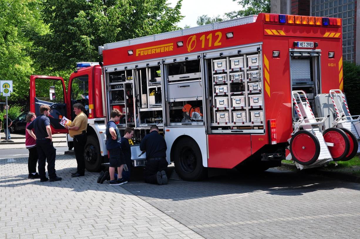 Feuerwehr nimmt beim Obschwarzbacher Sommerfest teil