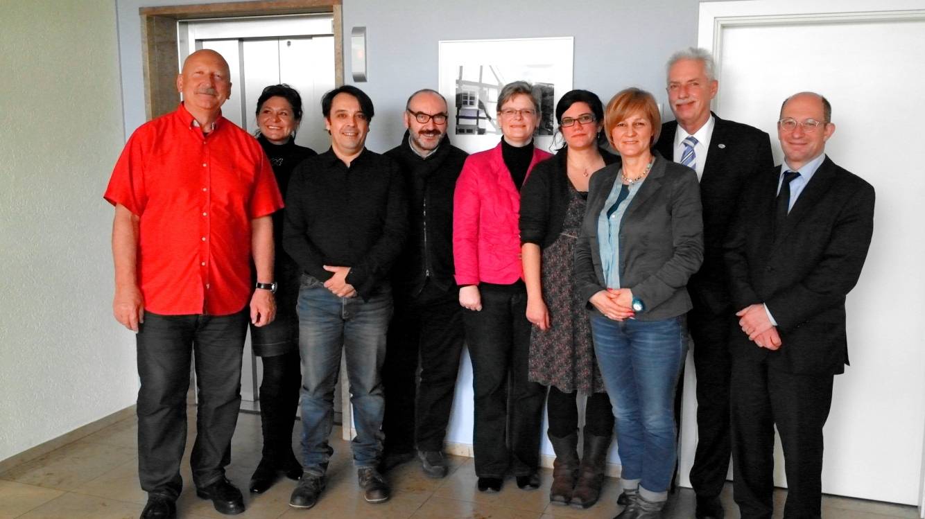  Bei der Vorstellung des Programms gab es Besuch aus Frankreich und Polen. Landrat THomas Hendele begrüßte die Besucher im Kreishaus. 