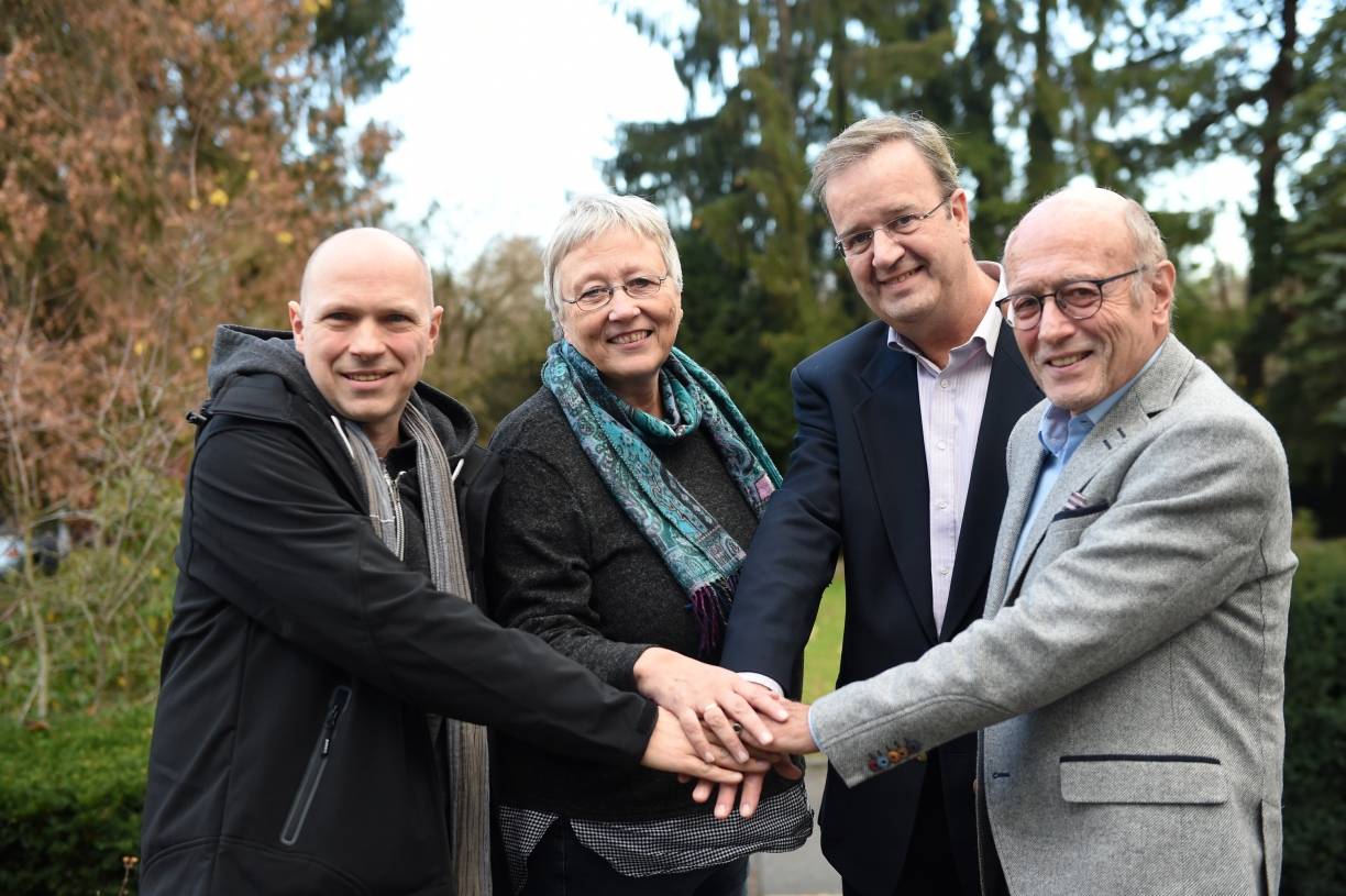  Oliver Pahl, Mabel Stickley, Stefan Wigge und Hans-Anton Fliegauf kümmern sich um die Senioren in Mettmann.  