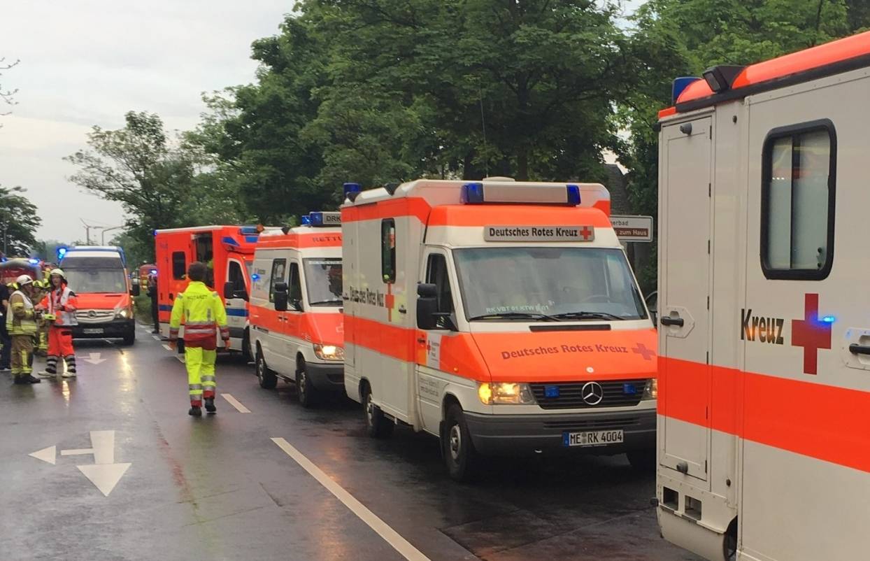 Das DRK im Kreis Mettmann probt den Ernstfall