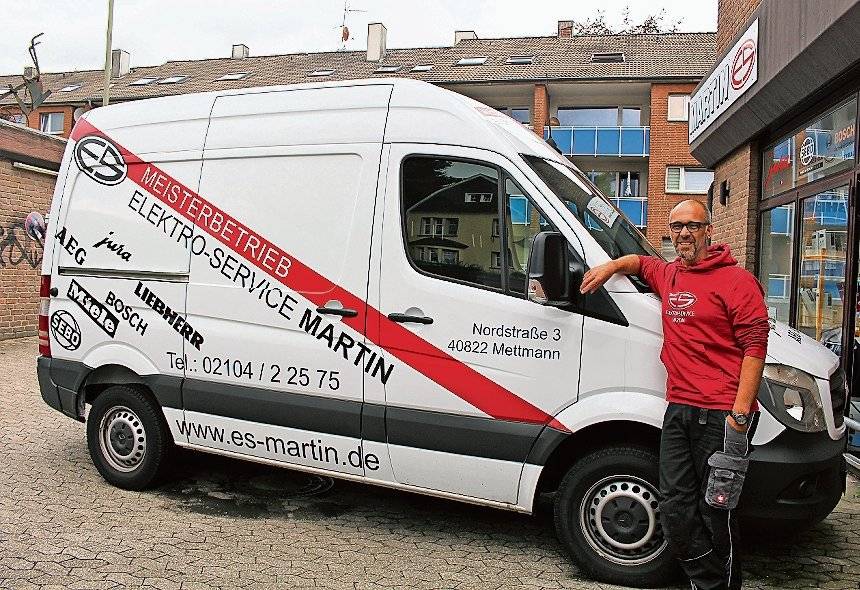  Daniel Martin ist für seine Kunden unterwegs. 