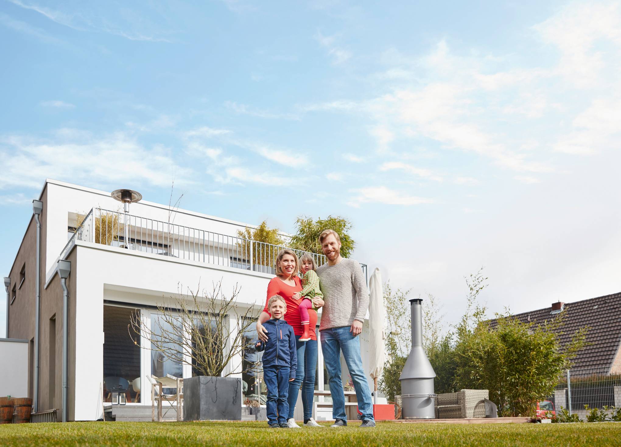  Das Eigenheim ist nach wie vor ein großer Wunsch vieler Familien. Foto: KSK Düsseldorf 