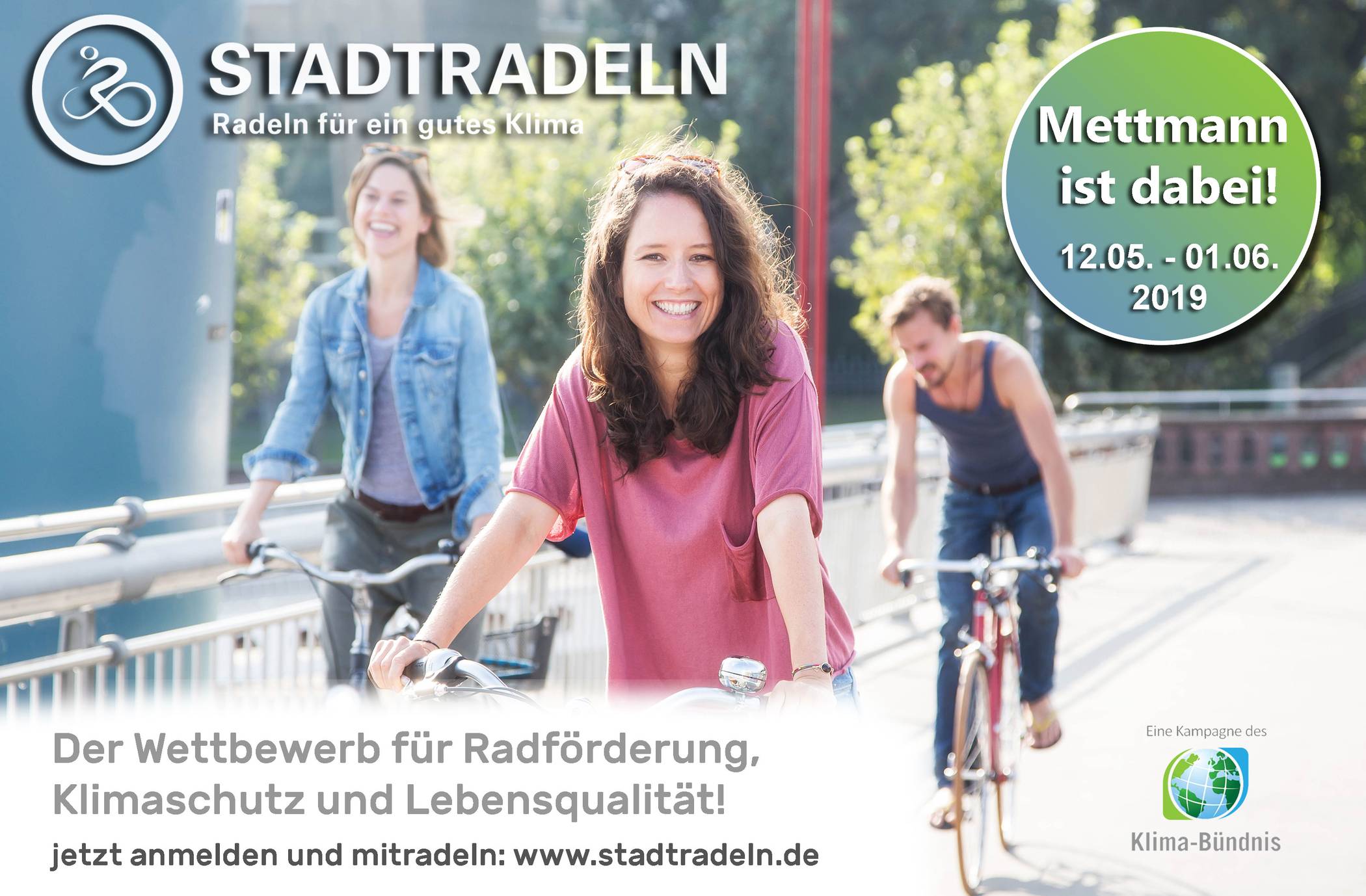 Stadtradeln 2019: Teilnehmer können sich jetzt anmelden