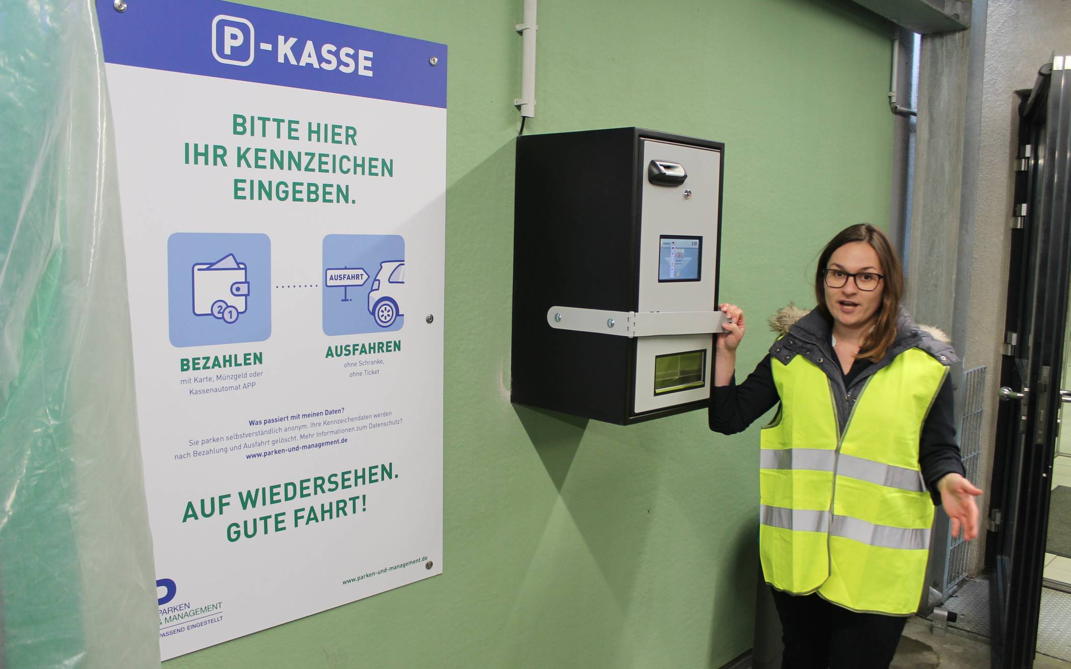 Das neue Parkhaus kann sich sehen lassen