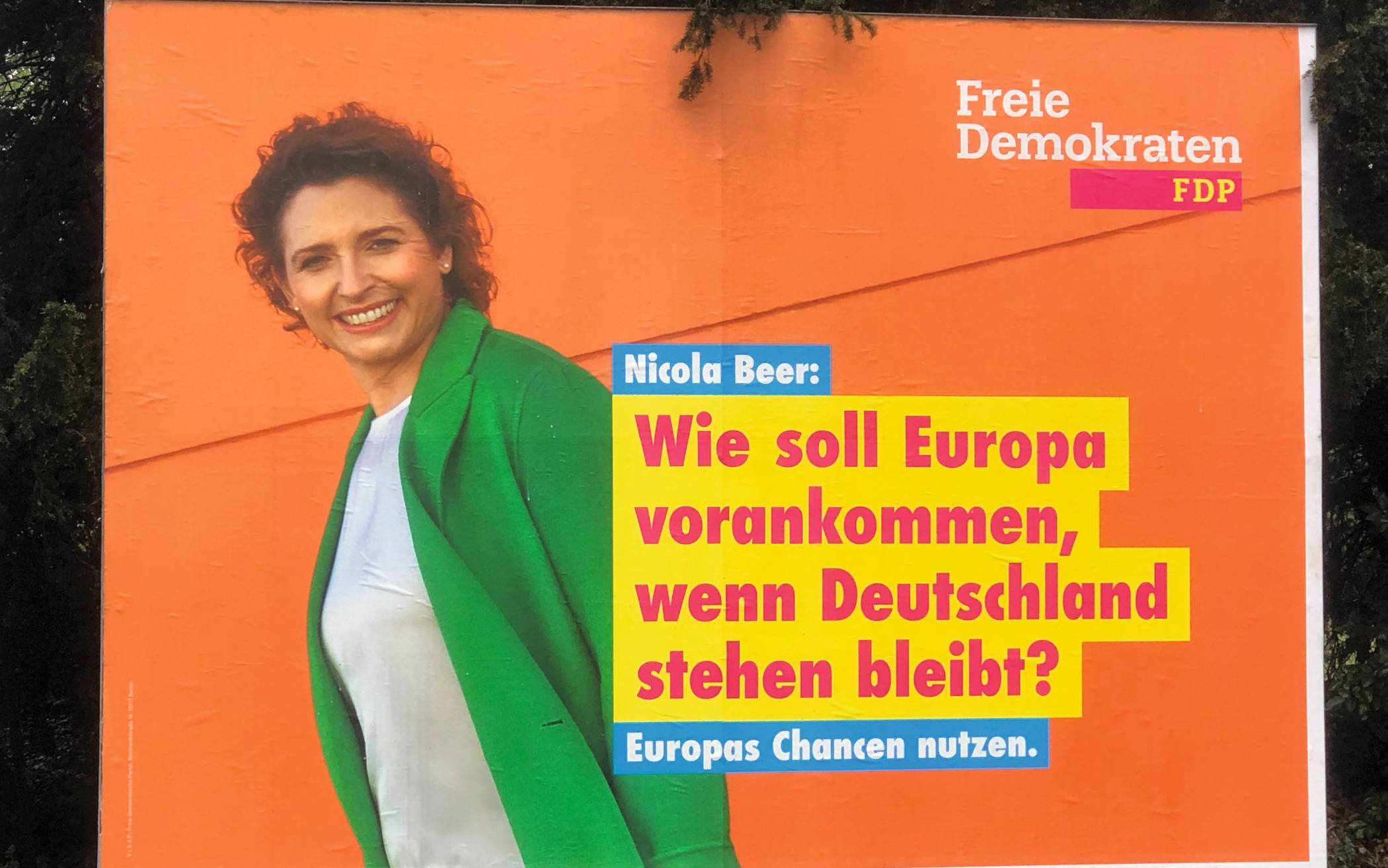 „Wahlplakate zur Europawahl oft schwer verständlich“