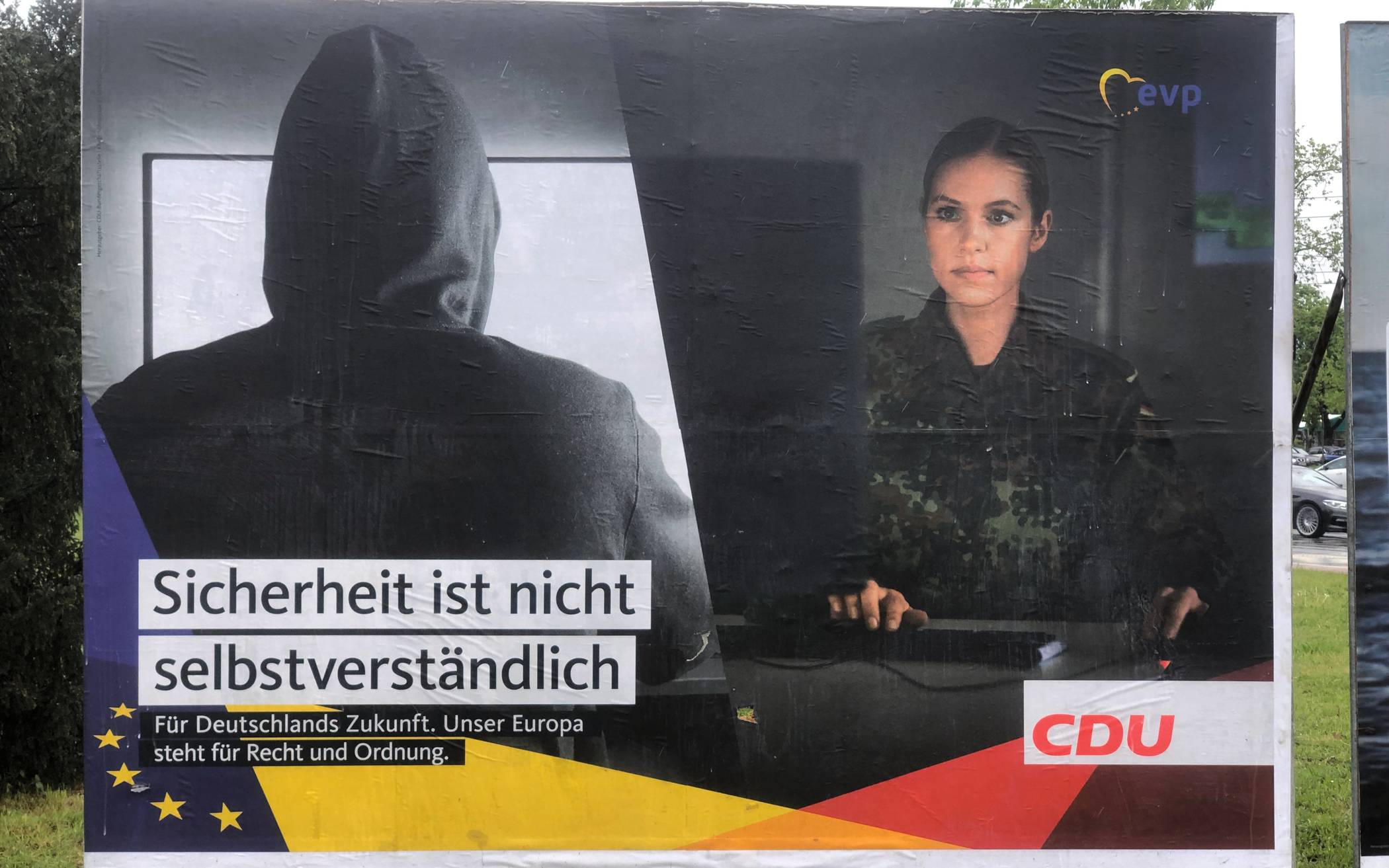 CDU: Sicherheit als Kernbotschaft. Die CDU hat eine etwas schwierige Aussage für ihre...