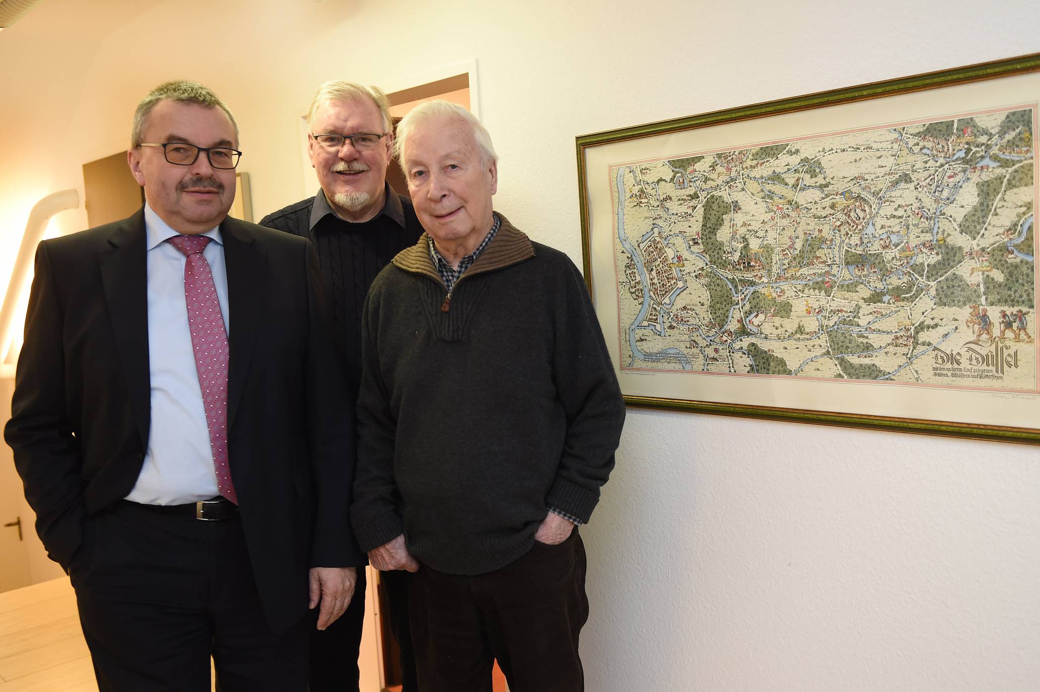  Die Vorsitzenden der GVM, Meinhard Otto und Wolfgang Robrahn. 