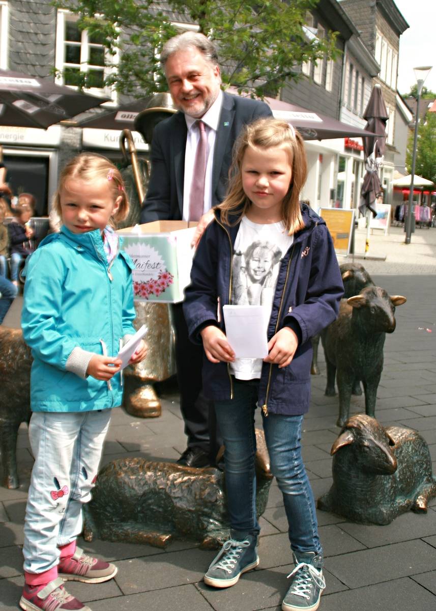 Bürgermeister Thomas Dinkelmann zog zusammen mit