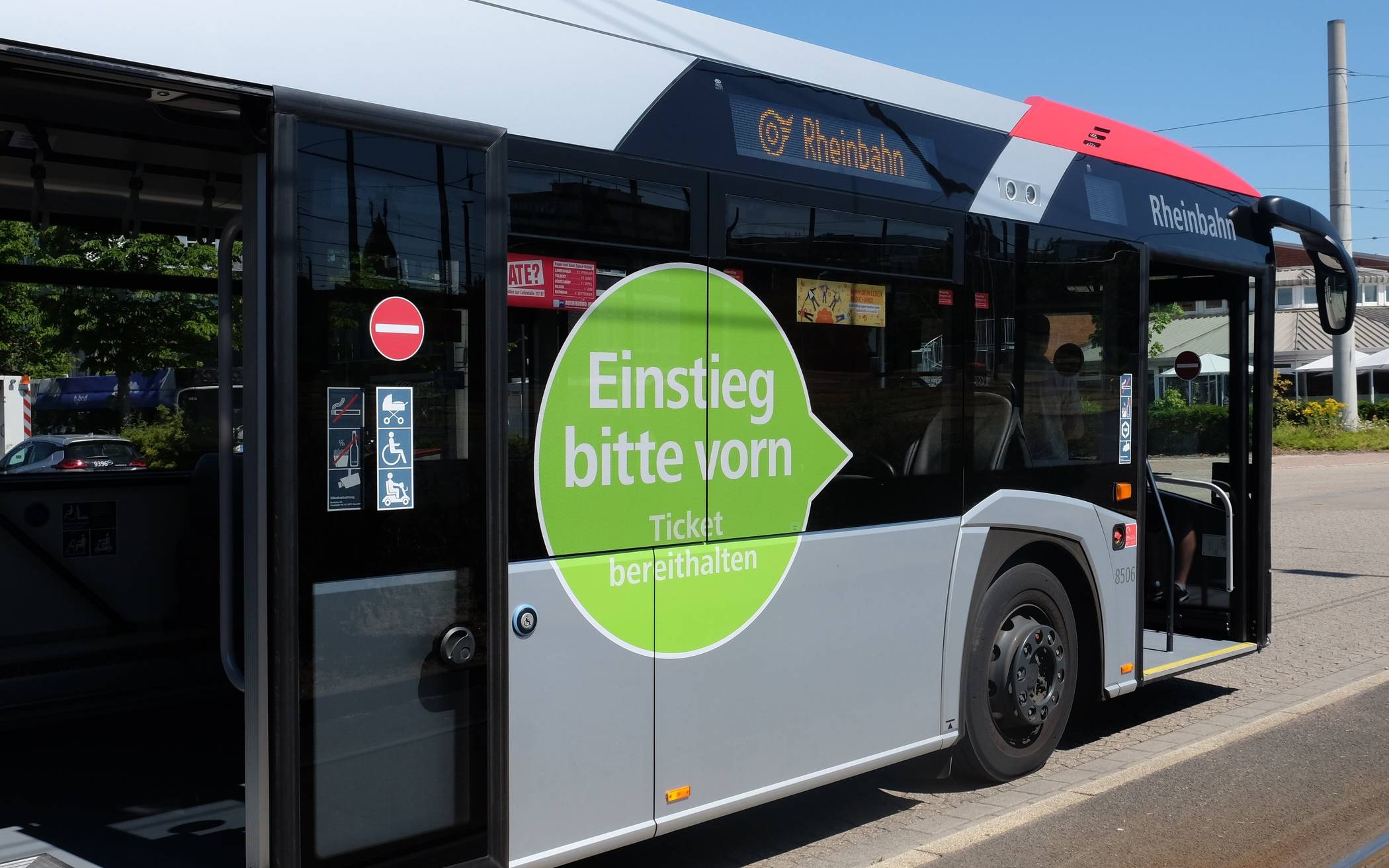 Die Haltestelle Weststraße in Mettmann entfällt