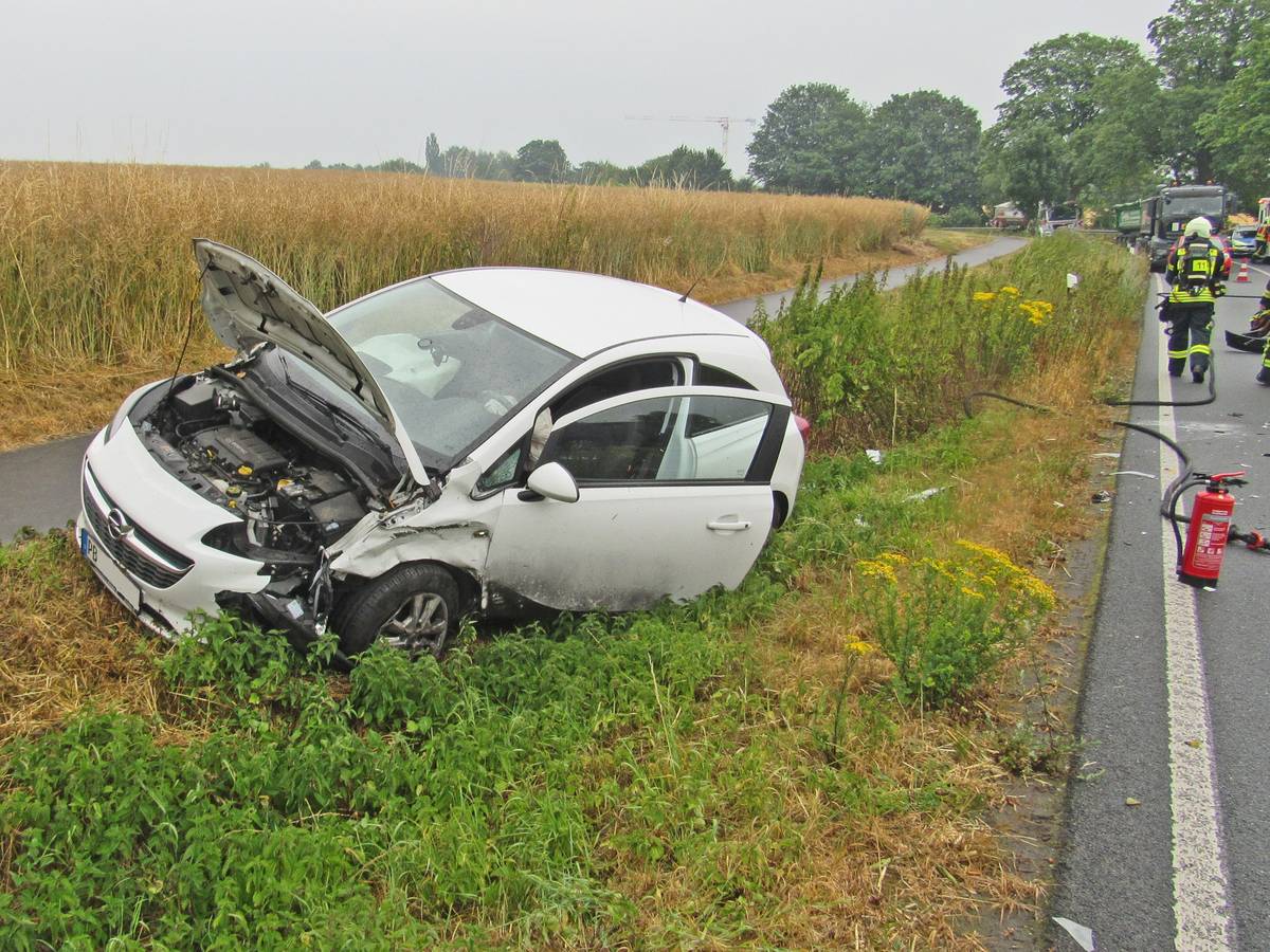 Unfall auf der Düsseldorfer Straße
