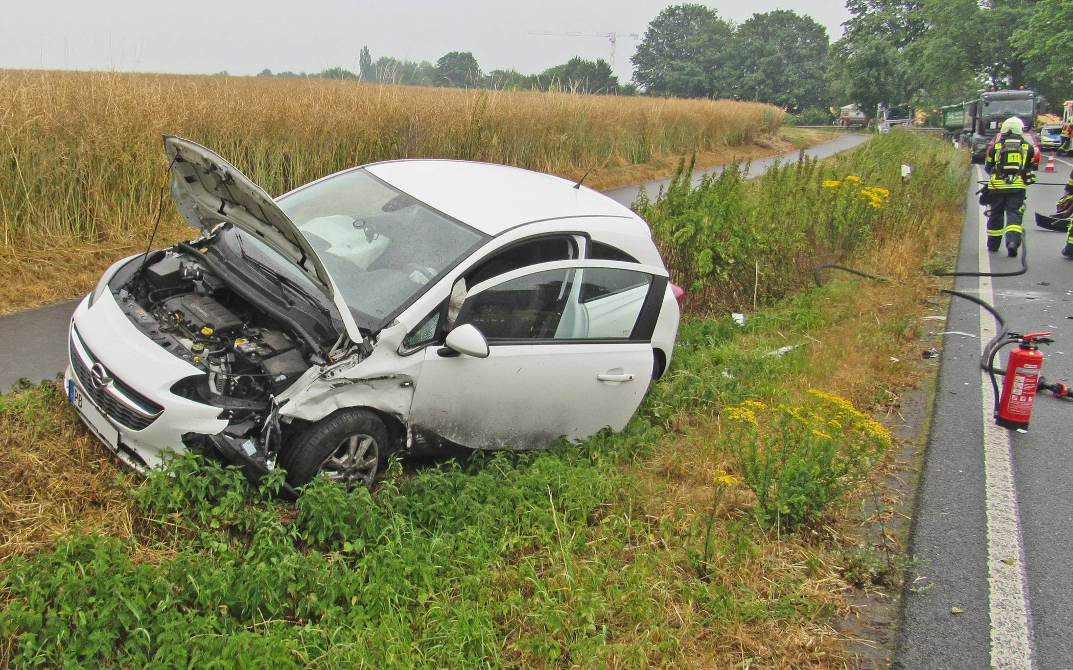 Unfall auf der Düsseldorfer Straße