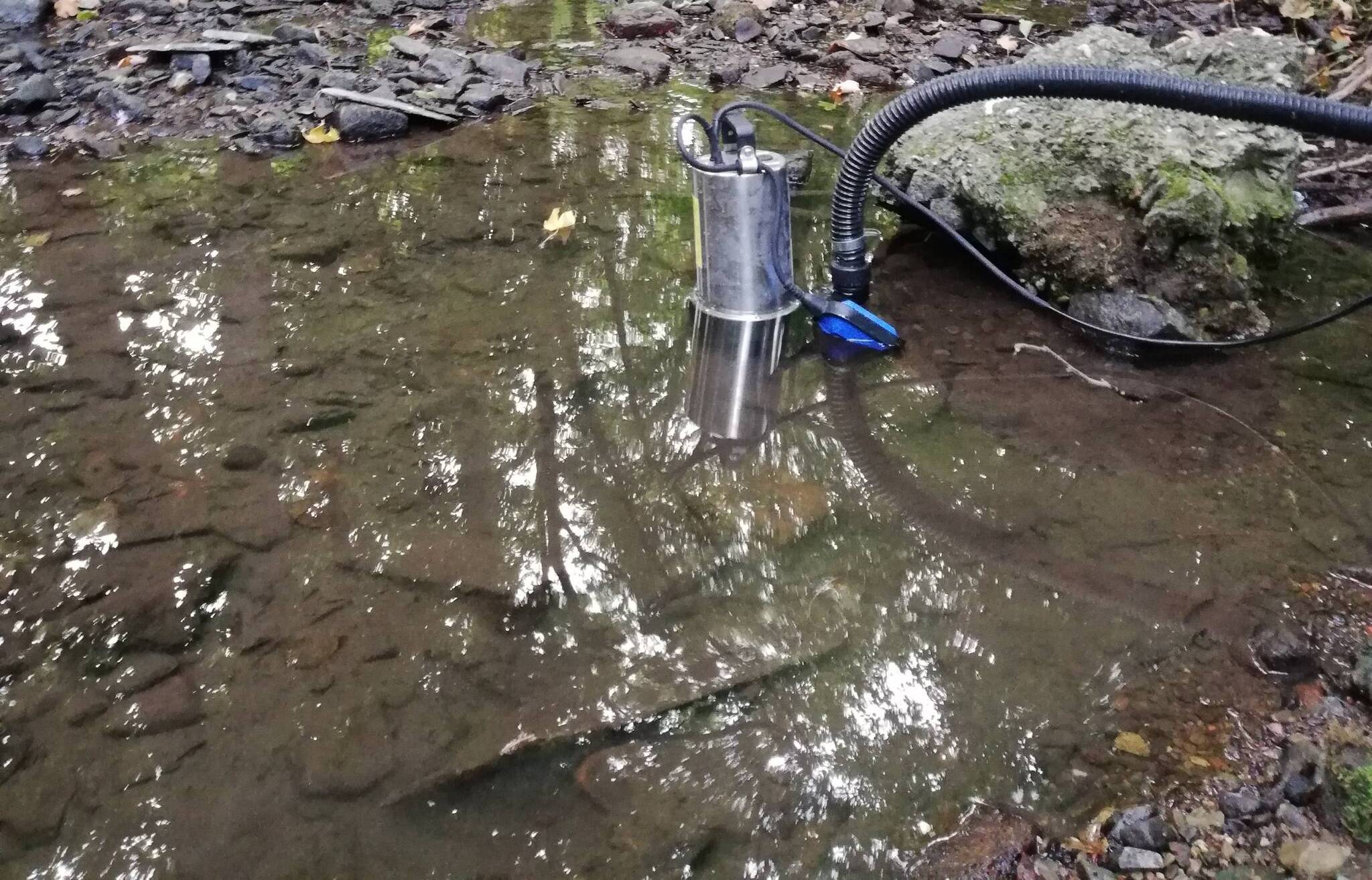 Bei anhaltender Trockenheit kein Wasser aus Bächen entnehmen