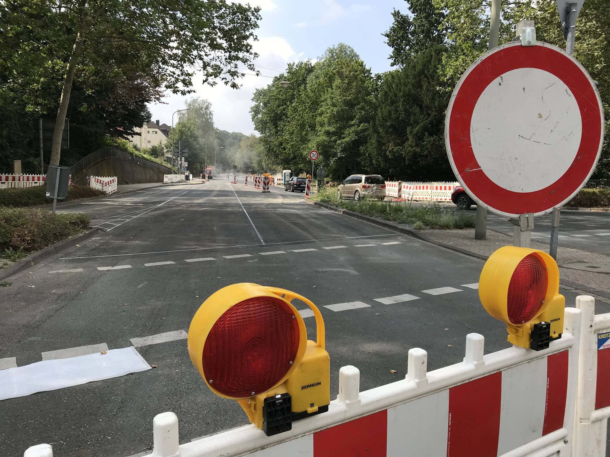 Arbeiten auf der Talstraße sind abgeschlossen: Verkehr freigegeben