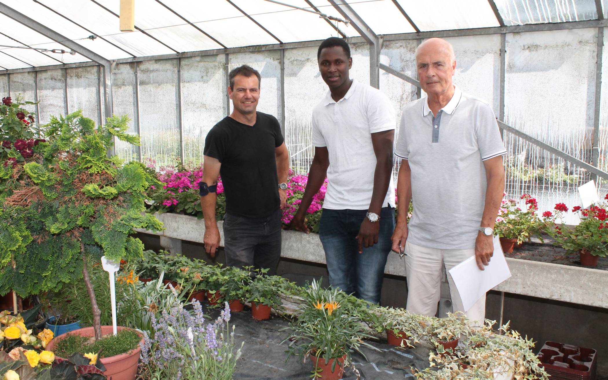 Ingo Speck, Ibrahim Sow und Joachim