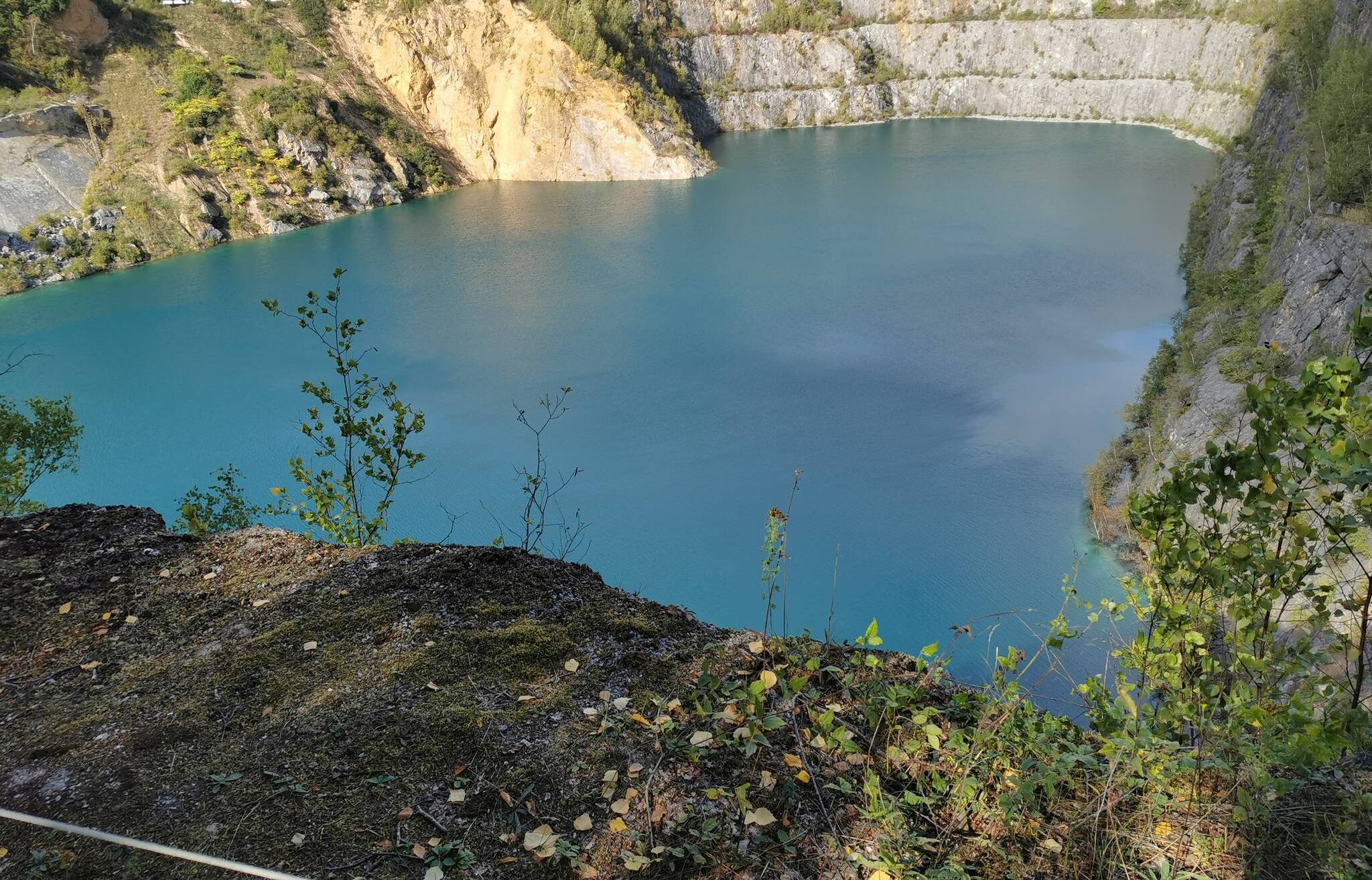  Landschaftliche Idylle in der "blauen Lagune". 