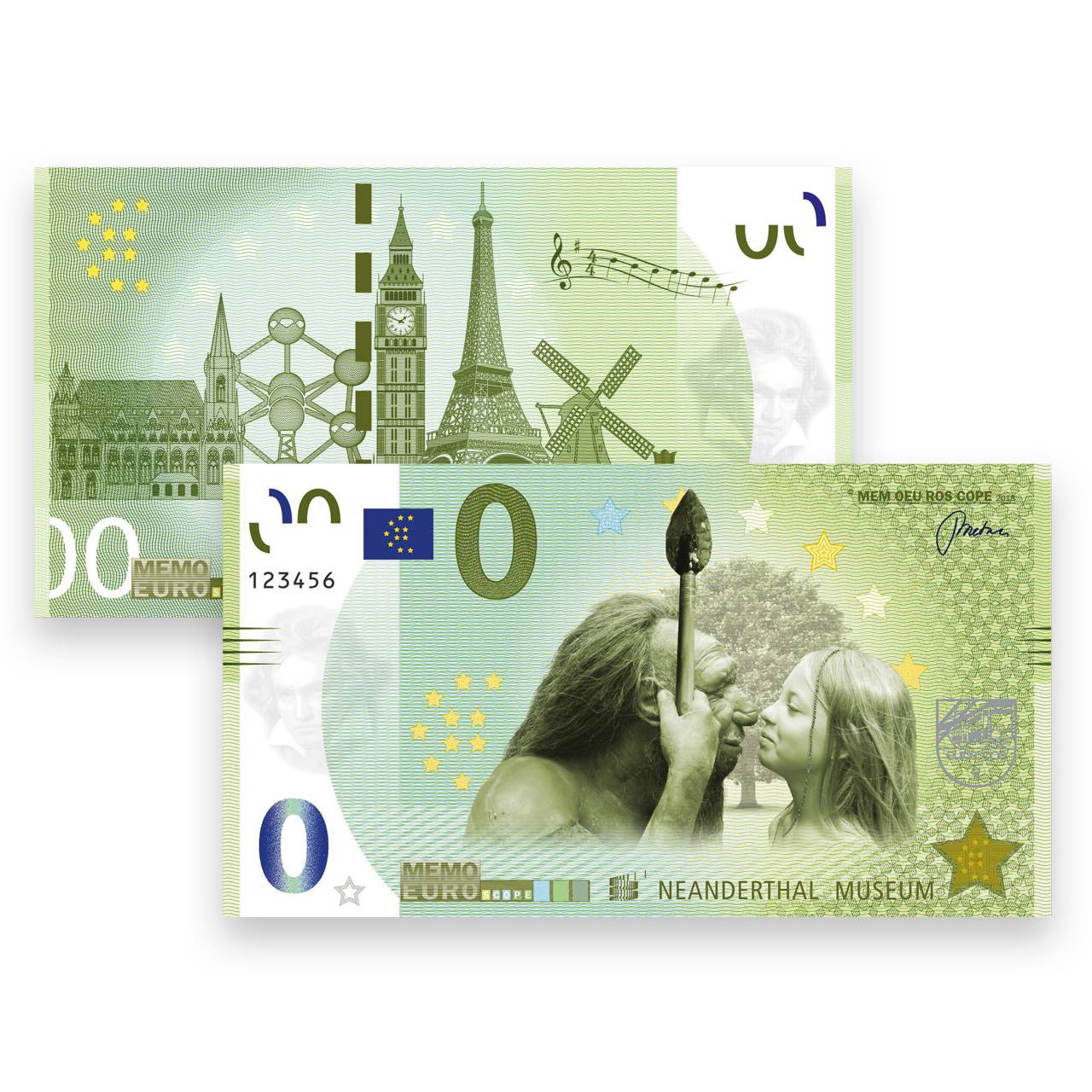  Der Null-Euro-Schein des Neanderthal Museums hat sich zu einem wahren Sammlerstück entwickelt. 