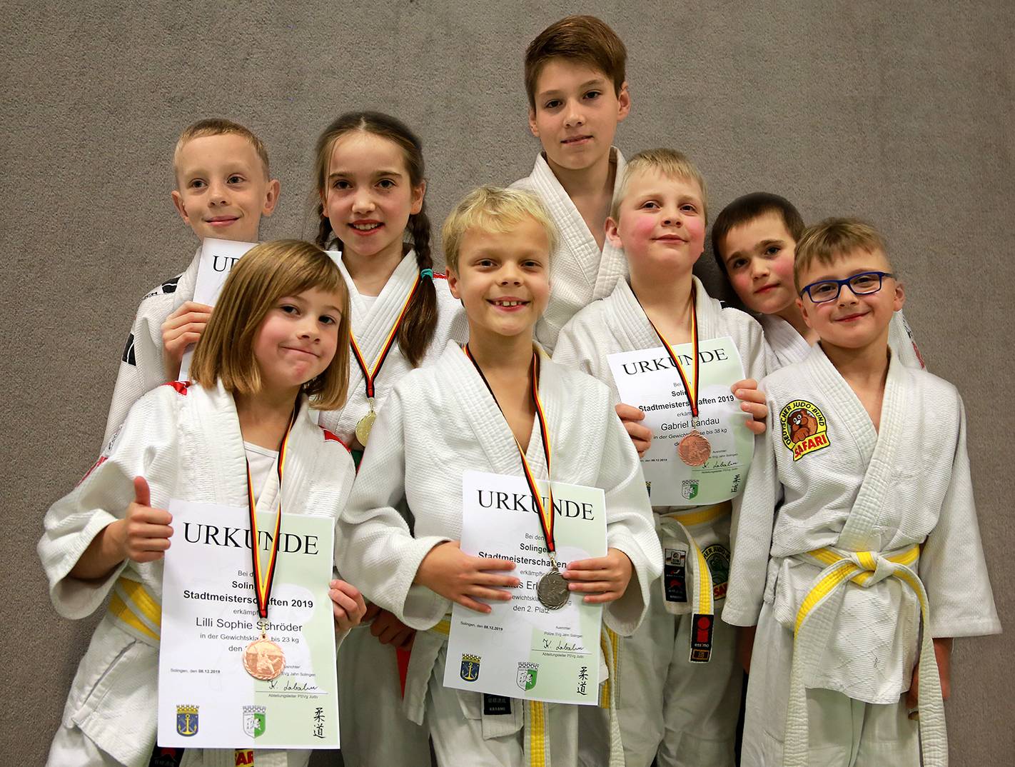 Süßer die Judo-Medaillen nie klingen...